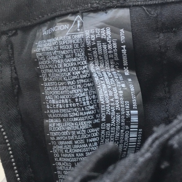 ZARA | The Sculpted Denim Skirt | Black - Picture 12 of 15